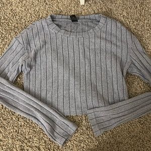 SHEIN long sleeve crop top